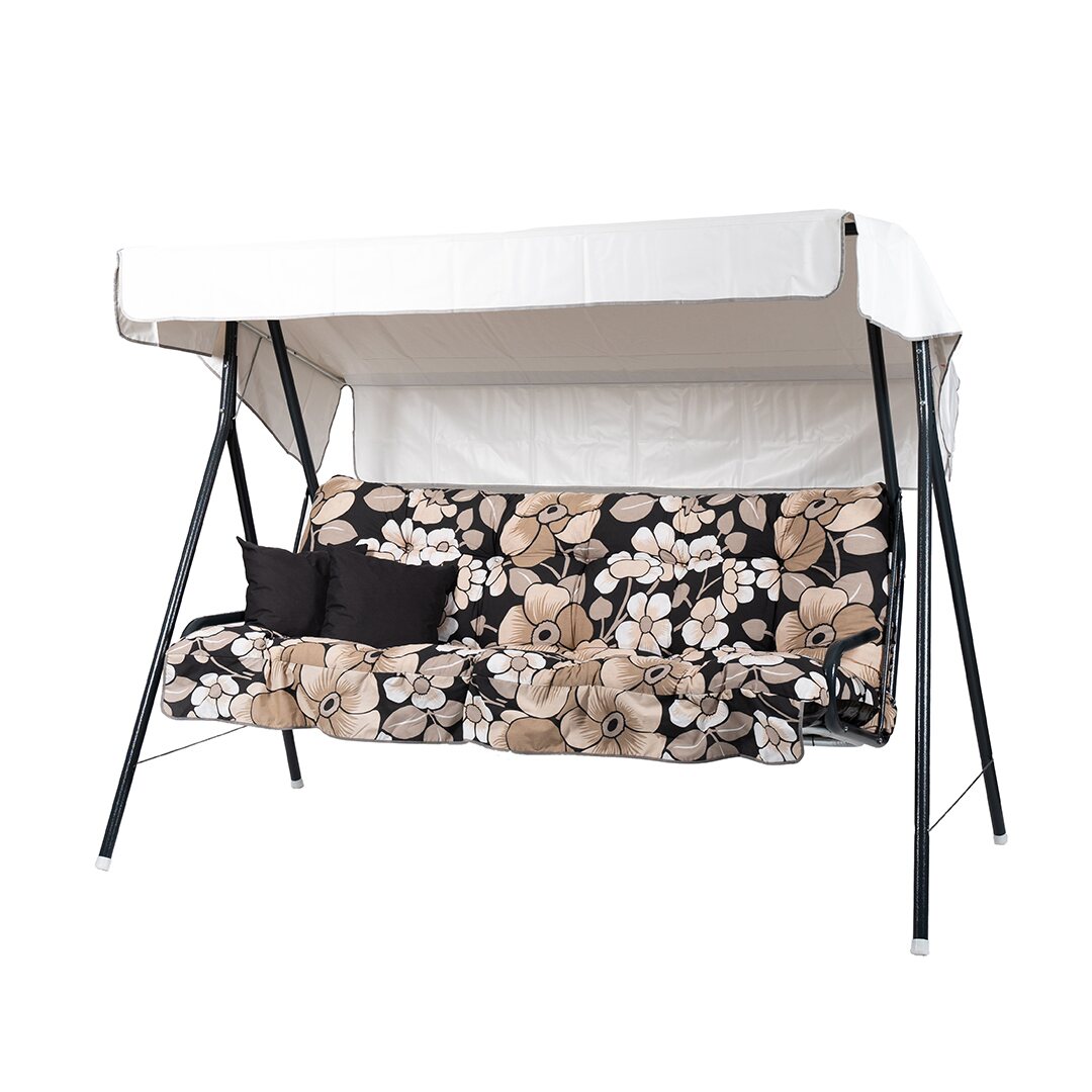 Varax Suvi garden swing for 3 people Harmaa-beige 97B