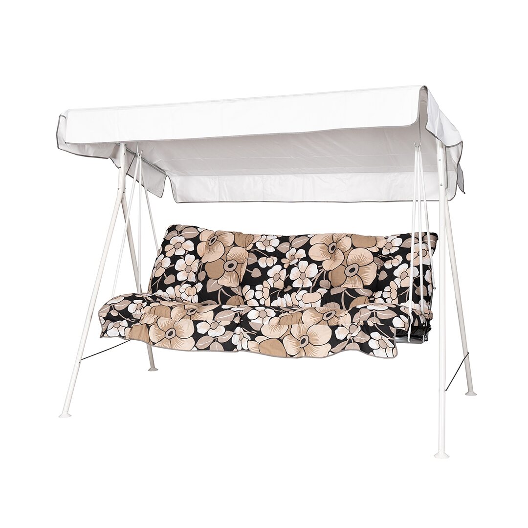 Varax Riviera garden swing for three Beige nostalgia 97B