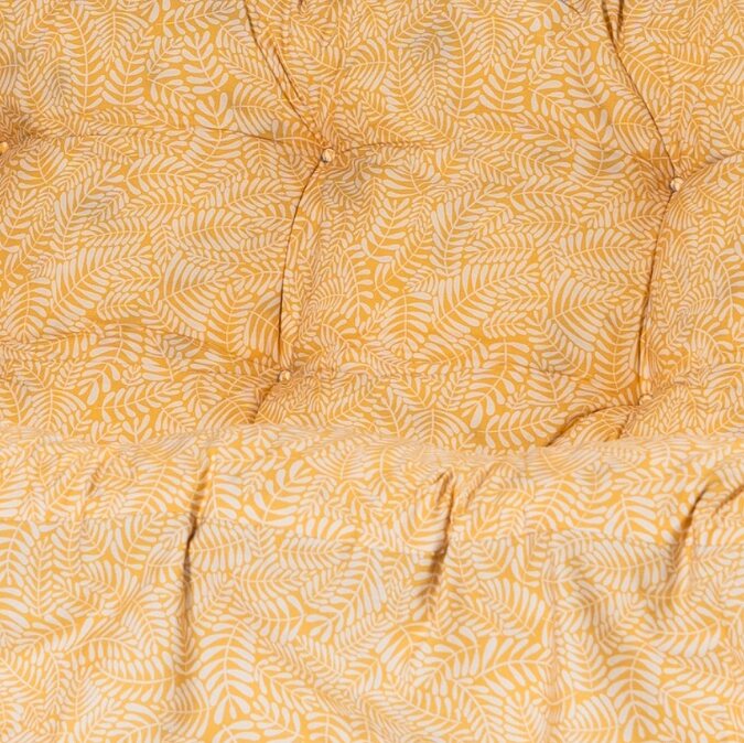 Varax Riviera-, Teneriffa- garden swing cushion set Keltainen fern dance 98B