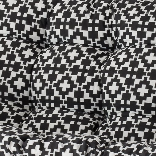 Varax De Luxe-, Monica-, Suvi- garden swing cushion set Ασπρόμαυρο 51B