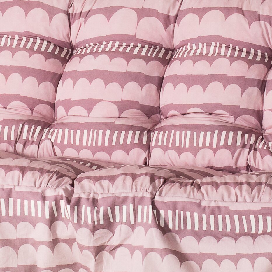 Varax De Luxe-, Monica-, Suvi- garden swing cushion set Ροζέ 84B