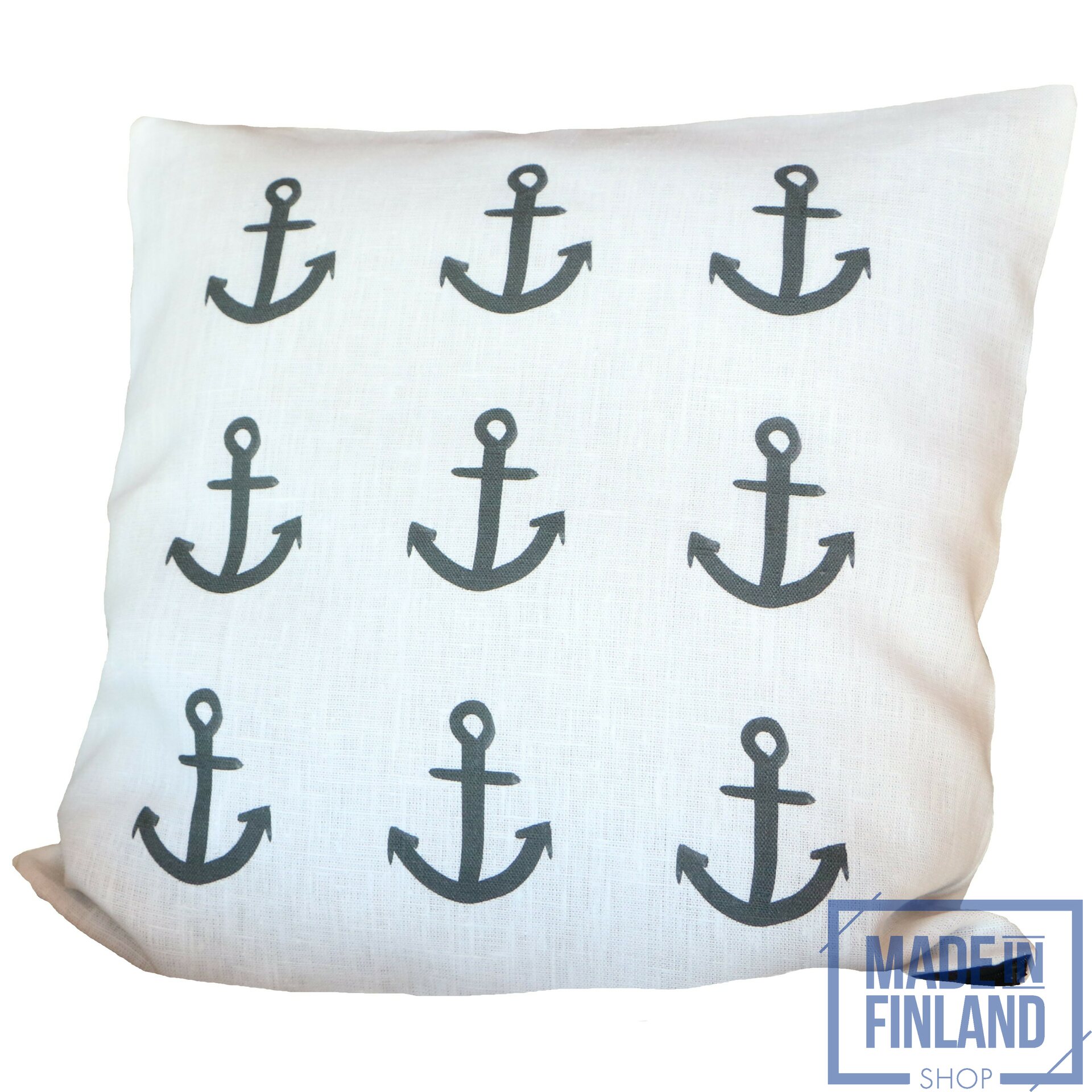 Springen spoel Oh jee Teija Helin Design Ankkuri decoratieve kussenhoes | Cushion covers | Made  in Finland Shop Nederlands