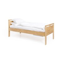 Kiteen Huonekalutehdas Senior-bed 80 cm, 高い, Stained ブナ