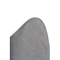 Varax Lepakkotuolin cover grey fabric close up