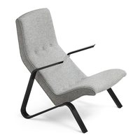 Tetrimäki Oy Grasshopper-armchair, svart, grå ull