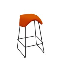 MyKolme design ILOA Joy Bar bar stool, orange fabric