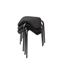 MyKolme design TRIPLA Joy 45 stool, grey fabric