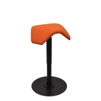 MyKolme design LIIKU Joy chair, pomarańczowy tkanina / czarny stand