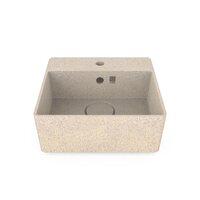 Woodio Cube40 sink with faucet installation