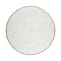 VM Carpet Esmeralda-villa-paperinarumatto pyöreä, Valkoinen 71