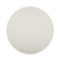 VM Carpet Lyyra-puuvilla-paperinarumatto pyöreä, Valkoinen 55