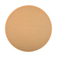 VM Carpet Lyyra-puuvilla-paperinarumatto pyöreä, Keltainen 71