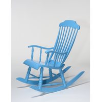 Eimi Kaluste Traditional rocking chair light blue