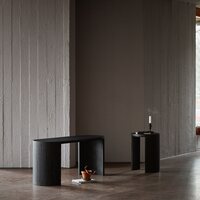 Made By Choice Airisto-stool/Side table, dipinto nero cenere
