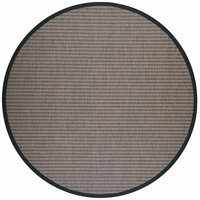 VM Carpet Kelo-paperinarumatto pyöreä, Musta - Ruskea 79/73