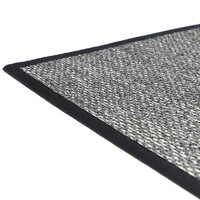 VM Carpet Aho-villa-pellava-paperunarumatto pyöreä, Musta 79