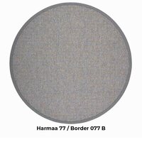 VM Carpet Tunturi-villa-paperinarumatto pyöreä, Harmaa 77