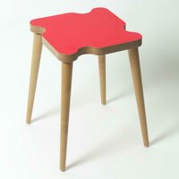 Puulon Oy Mutteri-stool, Красный