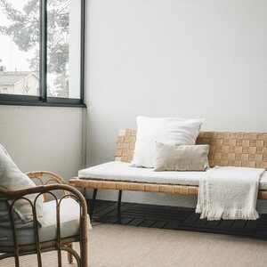 VM Carpet Kelo-paperinarumatto pyöreä, Beige - Valkoinen 72/81