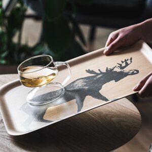 Muurla Nordic Moose Tray Rectangular
