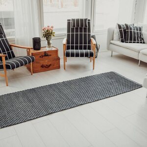Kik-products Talvimetsä rug, Dunkelgrau / Schwarz