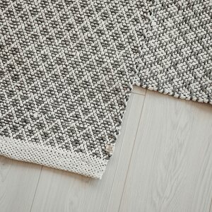 Kik-products Talvimetsä rug, Weiß / Grau