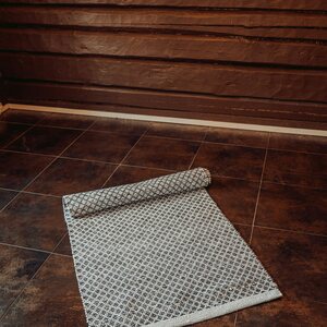 Kik-products Talvimetsä rug, Weiß / Grau