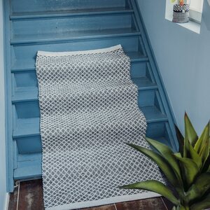 Kik-products Talvimetsä rug, Weiß / Grau