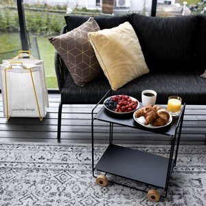 Everyday Design TAMPERE-serving trolley, Noir