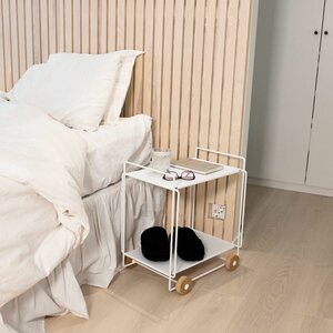 Everyday Design TAMPERE-serving trolley, Blanc