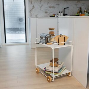 Everyday Design TAMPERE-serving trolley, Blanc