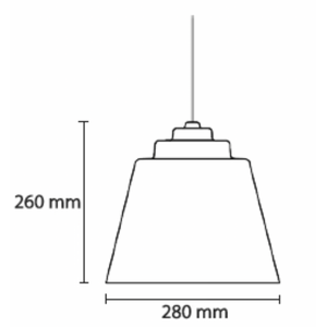 Fosto Kiiruna Ceiling Lamp
