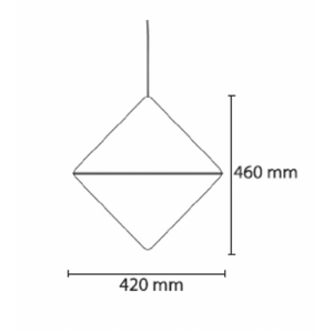 Fosto Diamond Ceiling Lamp