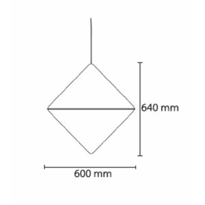 Fosto Diamond Ceiling Lamp