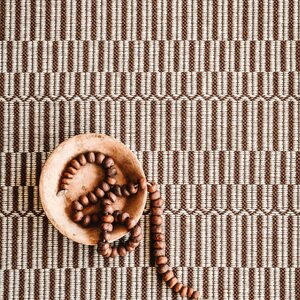 VM Carpet LATUA-villamatto, Valkoinen - Kupari 7173
