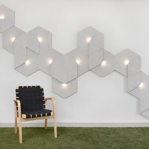 Siinne Hexagon Acoustic panel with light