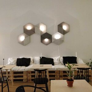 Siinne Hexagon Acoustic panel with light
