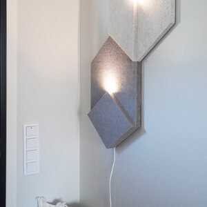 Siinne Hexagon Acoustic panel with light