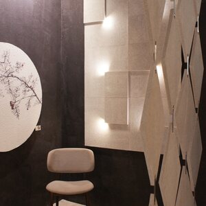 Siinne Square Acoustic panel with light