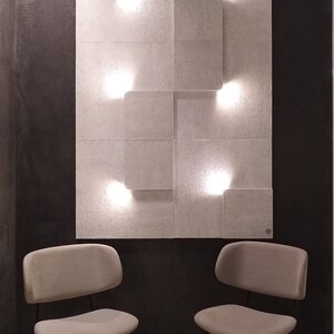 Siinne Square Acoustic panel with light