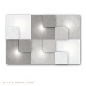Siinne Square Acoustic panel with light