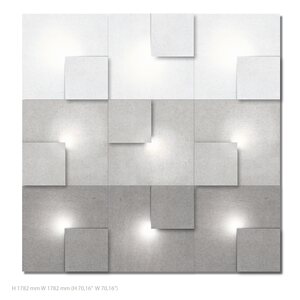 Siinne Square Acoustic panel with light