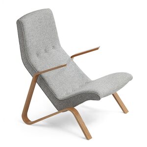 Tetrimäki Oy Grasshopper-armchair, quercia, grigio lana