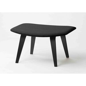 Tetrimäki Oy Grasshopper-footstool, schwarz / schwarz Stoff