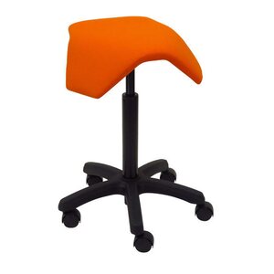 MyKolme design ILOA Joy office chair, オレンジ 布