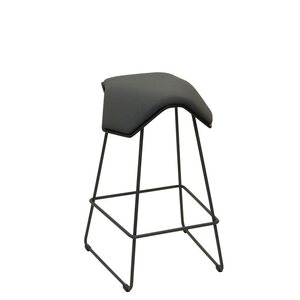 MyKolme design ILOA One Bar -bar stool, black ash / grey fabric