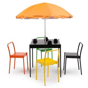 Vivero La Table -tuoli teräsjaloilla