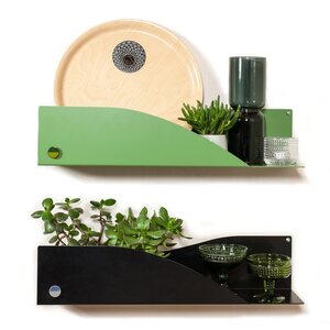 Pauliina Rundgren HandiCrafts Saimaa-shelf, black and green
