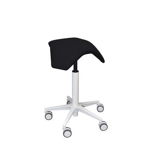 MyKolme design ILOA Joy office chair, 黒 布 / snow