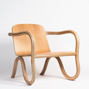 Made By Choice Kolho-lounge chair, couleur naturelle chêne
